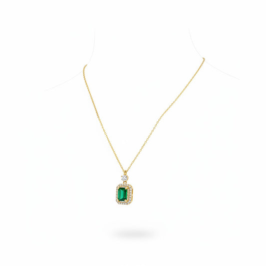 Green diamond Necklace