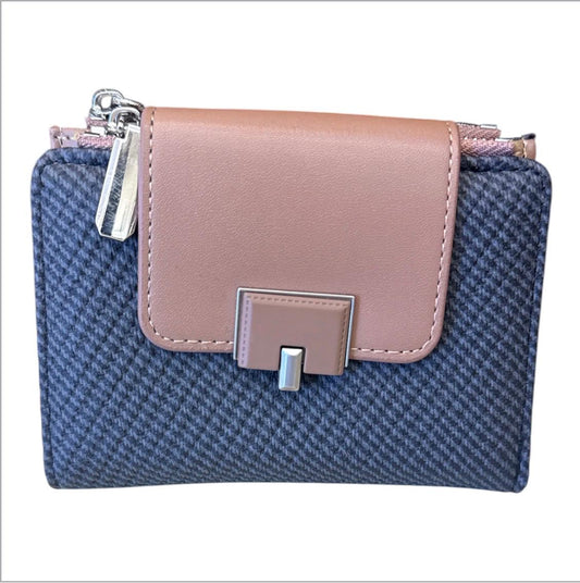 Blue and Brown Wallet