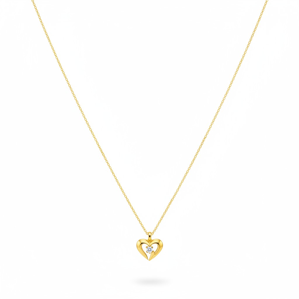 Diamond Heart Necklace
