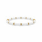 White and Gold Bangle