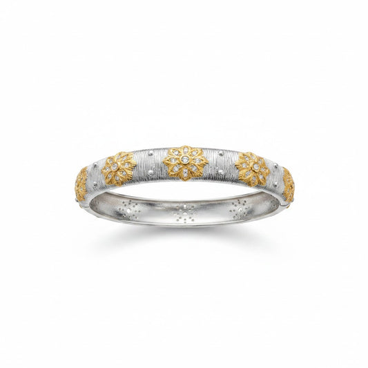 Silver and Gold Bangle