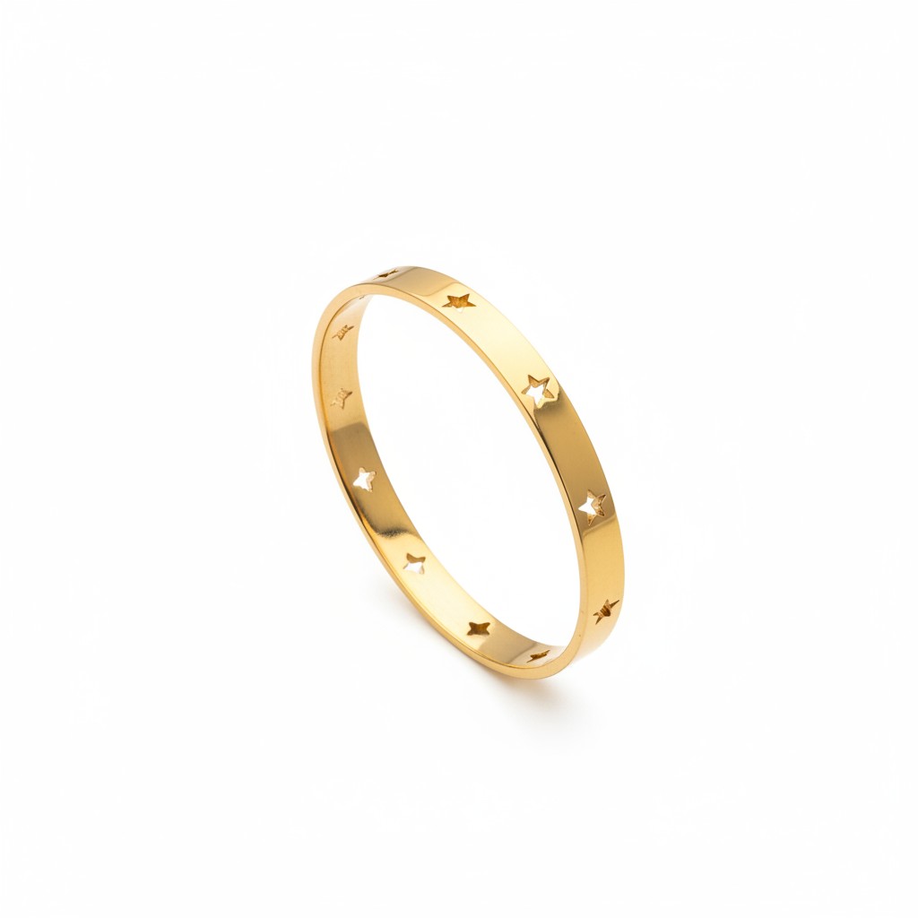 Gold Star Bangle